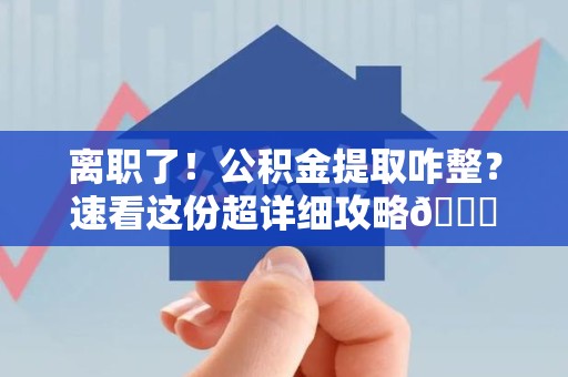 长泰离职了！公积金提取咋整？速看这份超详细攻略😎